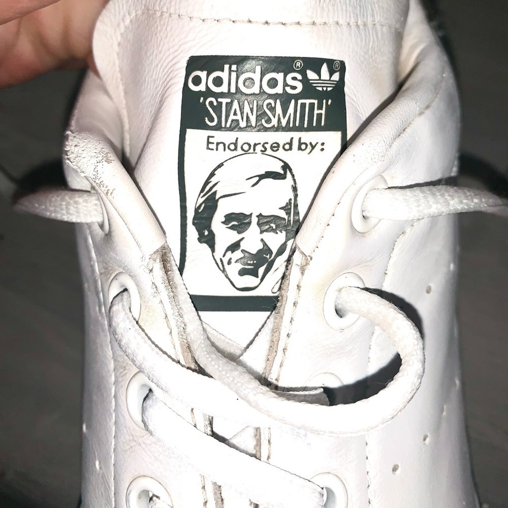 Adidas Stan Smith Men’s Originals Sneakers White/Gray size 10 - Picture 5 of 10